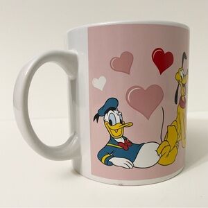 Disney Character Mug with Donald Duck Pluto Mickey Minnie Goofy